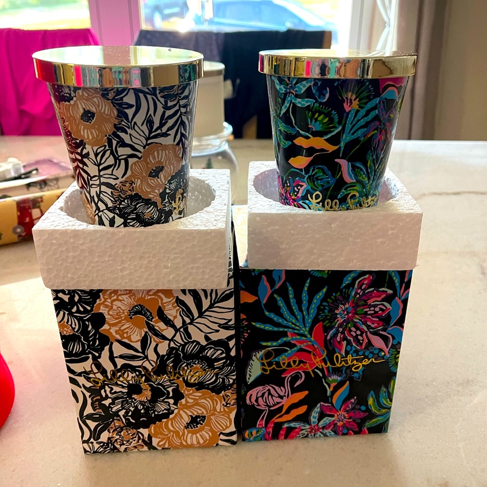 Lilly Pulitzer scented candles